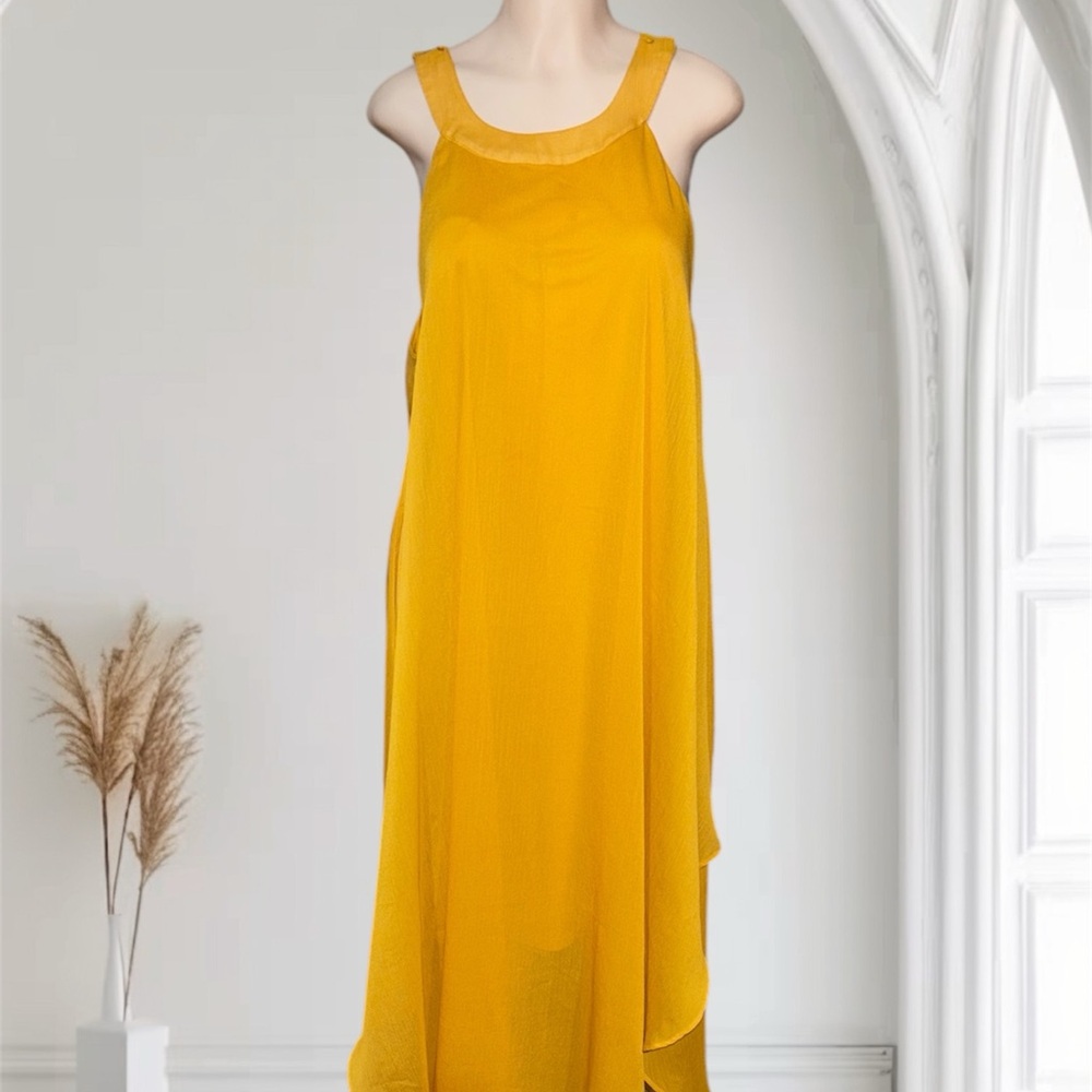 PAPER DOLL SIZE 2X Elegant Yellow Sleeveless Dress